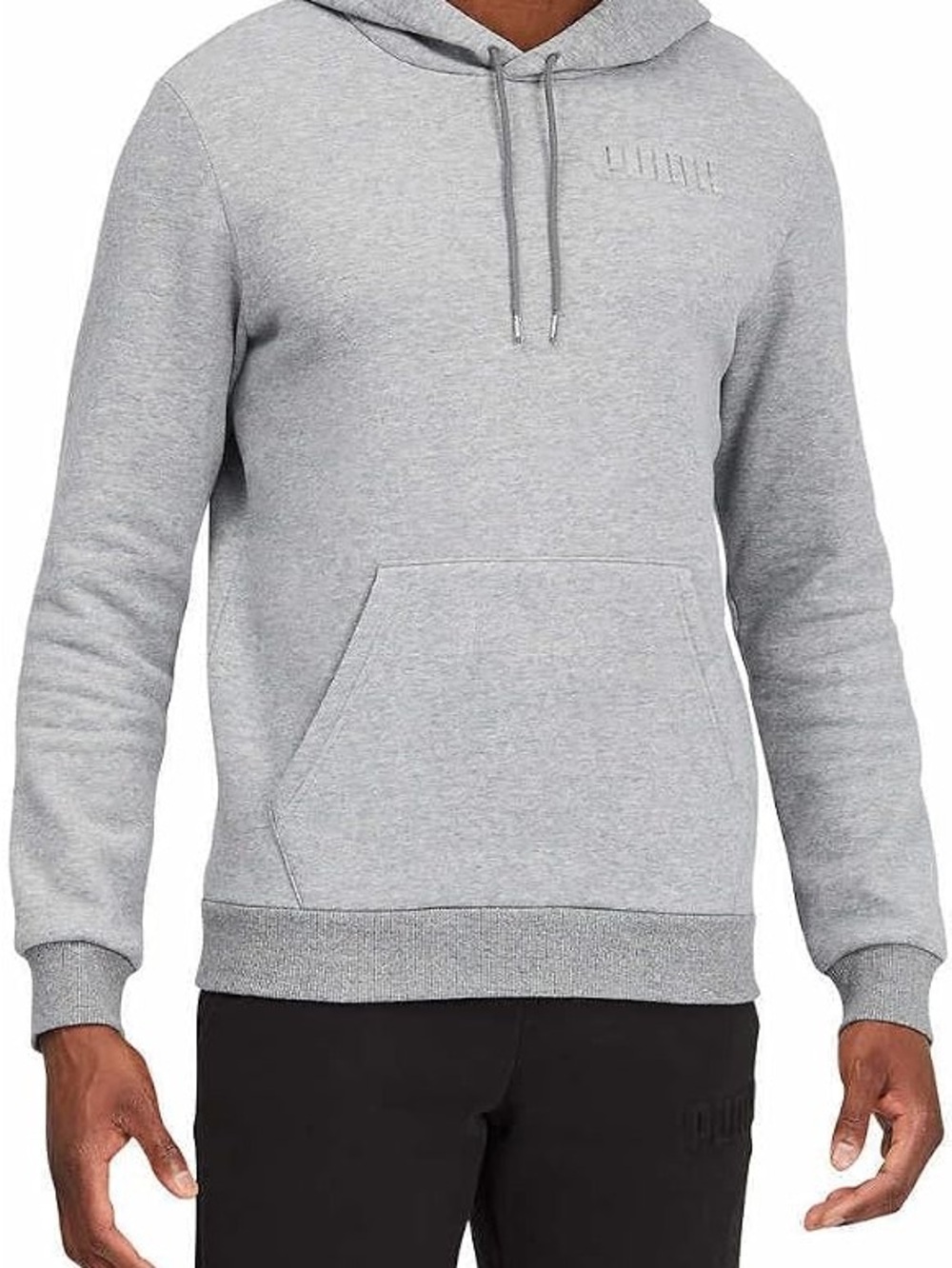 Puma Men's Light Gray Pullover Hoodie